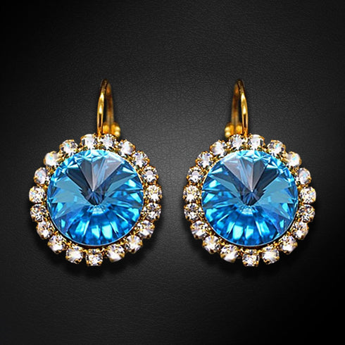 Auskarai "Klaris" su Swarovski™ kristalais